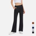 Cross-border Tiktok bootcut women's pants, casual pants, harem pants, loose cropped women's pants, thin yoga pants, women's hair. 