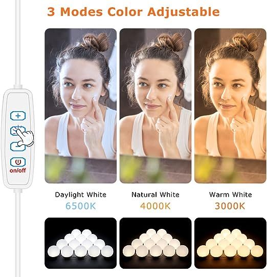 Vylon%20Vanity%20Light%20LED%20Bulbs%20for%20Makeup%20Mirror%20Stand%2010%20Bulbs%20with%203%20Light%20Modes%20-%20Image%202