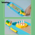 Wenefang Sutuiying Mini Desktop Bowling Game Funny Table Sports Board Game Family New Party New Holiday Toy Interactive Training Game for Kids and Adults. 