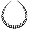 fasdaga 2X Plastic Teeth Comb Hairband Hair Hoop Headband Black For Woman. 