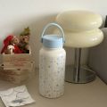 New 900ml Vacuum Cup Blue Star Puppy Insulated Water Bottle Stainless Steel Portable Thermal Car Cup. 