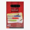 Black Color Radius Mx Ultimate Writing Pen (Black Ink) Pack Of 50. 
