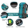 weikani 70L Hiking Backpack Water-resistant Climbing Camping Backpack Travel Daypack with Rain Cover. 