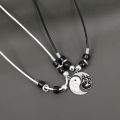 【Pocket king VOX 】Dragon Tai Chi Yang bracelets necklaces set pendant adjustable braid chain bracelet matching lover jewelry set. 