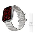 HW68 Mini Smart Watch for Men Women 1.75 Inch Screen Bluetooth Calling Function | Wireless Charging | IP67 | Health Monitoring | Long Standby SmartWatche with NFC Access Control Card. 