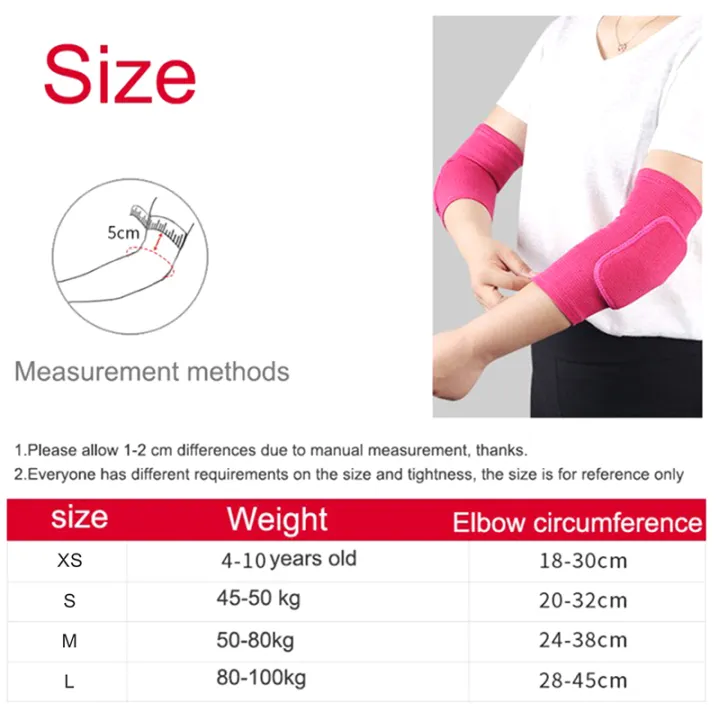 2PCS%20Elastic%20Elbow%20Pads%20Thickened%20Sponge%20Elbow%20Knee%20Protectors%20Guard%20Basketball%20Volleyball%20Sport%20Arm%20Sleeve%20Pad%20Adults%20Children%20ZHANGNA%20-%20Image%206