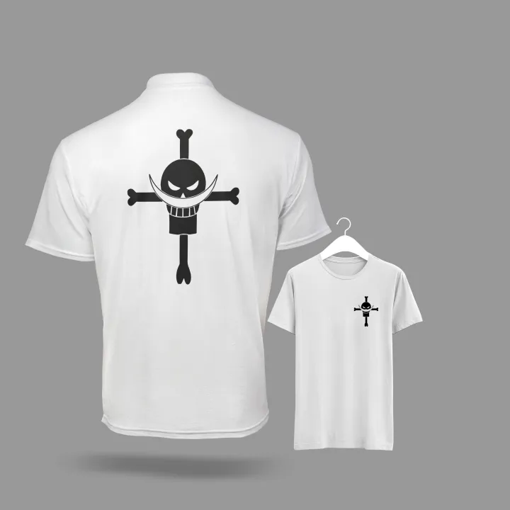 Minimalist%20One%20Piece%20Skull%20Logo%20White%20T-Shirt%20-%20Image%203