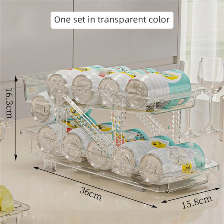 Stackable%20Refrigerator%20Can%20Organizer%20Clear%20Plastic%20Beverage%20Dispenser%20&%20Food%20Storage%20Rack%20Storage%20Rack%20for%20Soda,%20,%20Canned%20Goods%20-%20Image%204