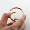 Spring Gate O Ring Openable Keyring Key Leather Bag Handbag Belt Strap Parts Pendant Buckle Snap Clasp Clip Trigger Hook ZHIXING. 