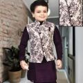Sherwani for Kids Dark Purple. 