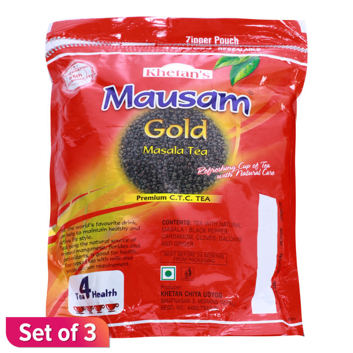 Mausam Gold Masala Tea 500gm Set of 3 | Daraz.com.np
