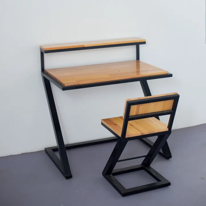 Z%20Frame%20Home%20Office%20Study%20Table%20Computer%20Desk%20And%20Chair%20Set%20-%20Image%203