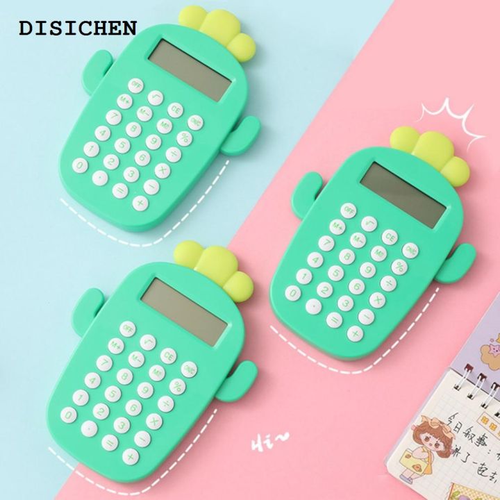 DISICHEN%20Fashion%20Pocket%20Calculator%20Cactus%20Calculator%20Cute%20Cactus%20Desktop%20Calculator%20with%20Battery%20Operated%208%20Digits%20Lcd%20Display%20Portable%20Student%20-%20Image%206