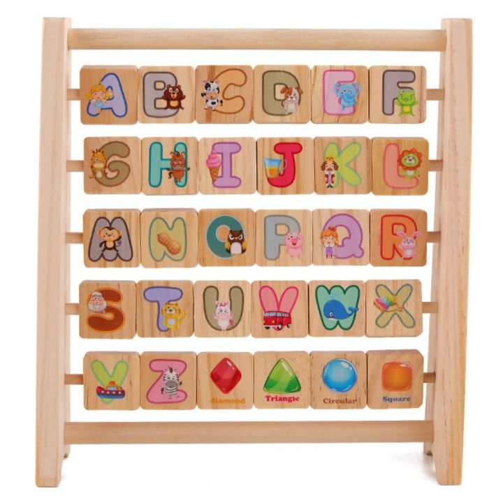 Puzzle%20Toys%20English%20Alphabet%20Letter%20Cognitive%20Toy%20Arithmetic%20Cartoon%20Pattern%20Wooden%20Letter%20Board%20Bead%20Abacus%20Intelligence%20Early%20Education%20Board%20Baby%20Gift%20-%20Image%203