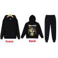 Mega Death Band Combo Printed Hoodie And Trouser For Men And Women. 