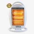 1 Year Warranty Wega 3 Rod Electric Halogen Heater 1200 Watts. 