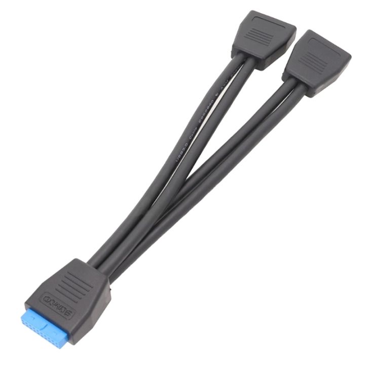 USB%203.0%20Header%20Extension%20Cable,%2019/20%20Pin%201%20to%202%20Y%20Splitter%20Internal%20Extension%20Adapter%20DIY%20Drop%20Shipping%20-%20Image%202