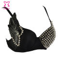 Exotic Dancewear Punk Push Up Bra Rivet Studded Bra Top Burlesque Women Brassiere With Wing Bralette Club Party Sujetador. 