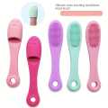 New Silicone Nose Cleaning Brush Soft Bristle Facial Cleansing Brush With Finger Glove For Blackhead Removal. 