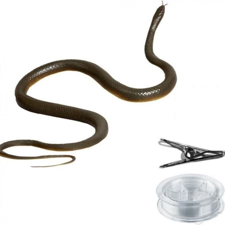 Fashion Simulation Snake Snake Prank Large Realistic Fake Snake Model Funny Gift Practical Joke Rubber Snake Toy Kids Toy