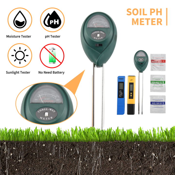 NAMUNY%203%20Pack%20PH%20Meter%20TDS%20PPM%20Meter%20and%203%20in%201%20Soil%20PH%20Tester%20PH/EC%20Digital%20Kit%20for%20Home,%20Garden,%20Lawn,%20Farm%20-%20Image%203