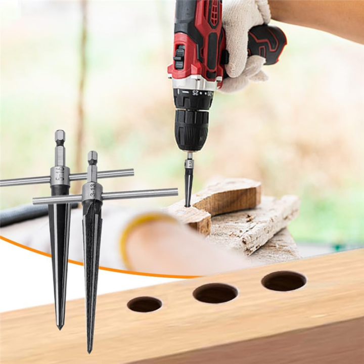 JAERBEE%20Bridge%20Pin%20Hole%20Reamer,3-13mm(1/8-1/2Inch)&5-16mm(1/2-5/8%20Inch)T%20Handle%20Taper%20Reamer%20Set,Pin%20Hole%20Handle%20Tapered%20Reamers%20-%20Image%205