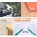 fasdaga 40 Pack Corner Guards Clear Corner Protectors Stop Child Injuries Tables, Furniture & Corners (L-Shaped). 