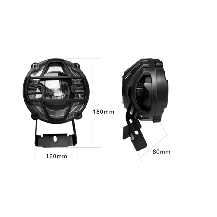 Snowmobile%20Modified%20Lithium%20Parts%20Accessories%20-X5%20Horn%20Headlight%2036V48V%20Integrated%20External%20Headlight%20-%20Image%202
