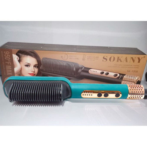 Sokany Hair Straightener Brush Max 950 °F