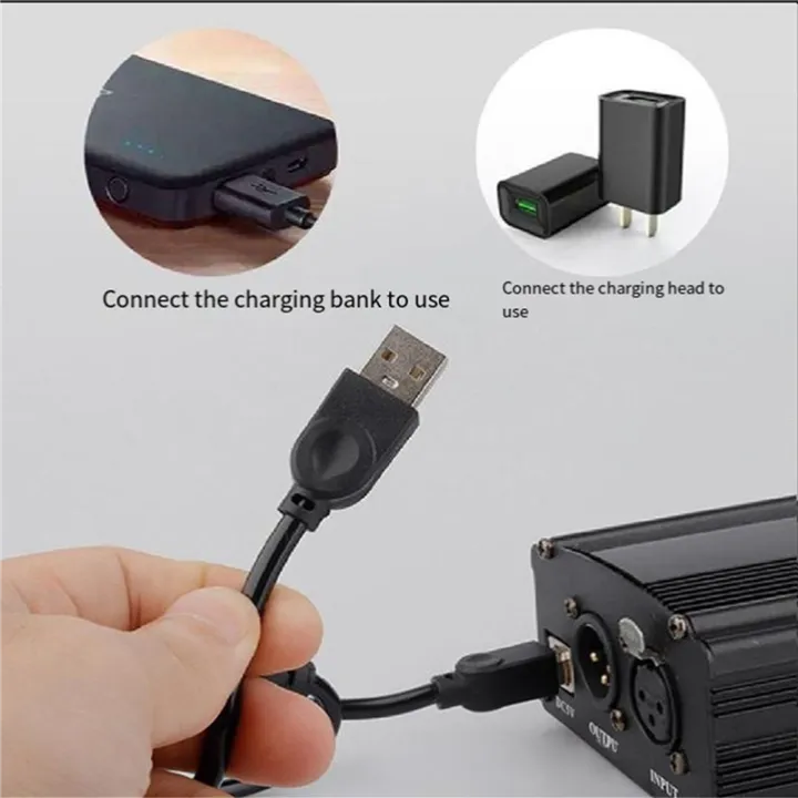 JAERBEE%203X%201-Channel%2048V%20Phantom%20Power%20Supply%20with%20XLR%203%20Pin%20Microphone%20Cable%20for%20Condenser%20Microphone%20Music%20Recording%20Equipment%20-%20Image%208
