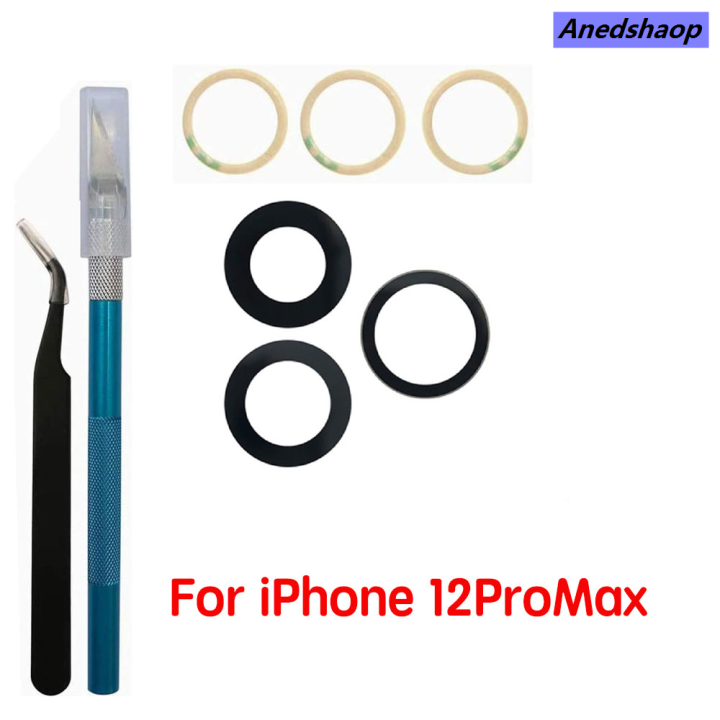 Anedshaop%20Back%20Camera%20Glass%20For%20iPhone%2011%2012%2013%20Mini%20Pro%20Max%20Rear%20Camera%202025%20Lens%20Cover%20With%203m%20Adhesive%20Repair%20Tool%20Kit%20Replacement%20Parts%20-%20Image%204