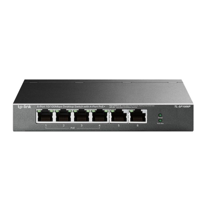 POE%20Switch%20TP-Link%206-Port%2010/100Mbps%20Desktop%20Switch%20With%204-Port%20PoE+%20%20TL-SF1006P%20%20Black%20-%20Image%202