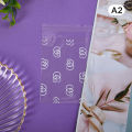 50Pcs/pack Transparent Self-adhesive Opp Bag Photo Cards Protective Storage Bag YANXING. 