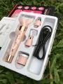 Progemei GM-3074 - 4In1 Rechargeable Electric Epilator Hair Shaver For Ladies Nose & Ear/ Eyebrow Hair Trimmer Remover. 