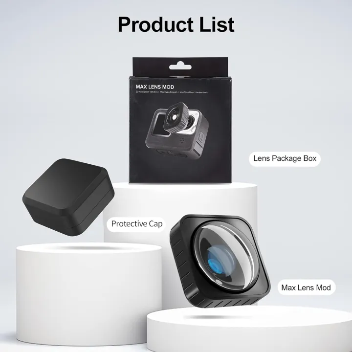 TELESIN%20Max%20Lens%20Mod%20For%20GoPro%20Hero%2012%20Hero%2011%20Hero%2010%20Hero%209%20Black%20155%20Degree%20Ultra-wide%20Angle,%20Anti-Skid%20Waterproof%20Replacement%20Lens%20for%20GoPro%2012/11/10/9%20Black%20Accessories%20-%20Image%203