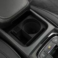 SRIWEN ABS Black Car Central Console Cup Holder Storage Box Armrest Box Organizer Cup Holder for 17-19 GT. 