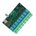 Modbus RTU 8 Channel 12V Relay Output Board Module Switch Input RS485 / TTL Communication Module. 