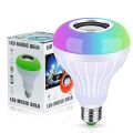 Remote Controlled Color Changing Bluetooth Smart Led Disco Light Bulb Speaker. 
