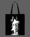 Lord Shiva Graphic Printed Tote Bag Set | Black, White. 