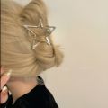 Metal Star Hair Claw Clip Star-Shaped Hair Clamps Star Hair Claw Clip1 Piece Star Hair Jaw Clips Strong Hold Hair Clip Cute Hair Accessories for Women Party Wedding Hairpin. 