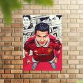 Cristiano Ronaldo -  Classic Man.Utd | Exclusive Release | Wall Posters to Decor your Room | A4 Size | Wall Posters Collection. 