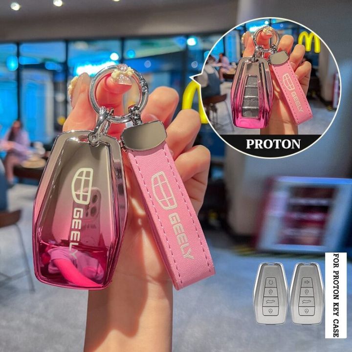 TPU%20Car%20key%20Proton%20car%20smart%20key%20case%20key%20case%20for%20S70/X50/X90%20Key%20Case%20Keyless%20Smart%20Entry%20key%20Proton%20Cover%20kunci%20Keychain%20%20key%20cover%20-%20Image%207