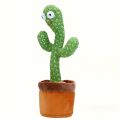 Repeating Dancing Cactus Toy: Talking, Singing, and Mimicking Fun. 