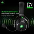 Plextone G7 Flash Speed RGB Chroma LED Wireless Bluetooth 5.1 Gaming Headset With ENC Detachable Mic For E-sport Gaming. 