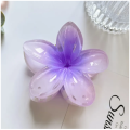 1 Piece Korean Flower Hair Clip Candy Color Hair Claw for Women Catch Hairpins Girls Ins Accessories 7CM Large. 