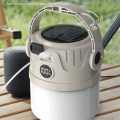 Portable Portable Solar Camping Light Dimmable with Output Beige Tent Lamp LED 1200mAh Battery Hanging Lights Outdoor. 