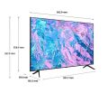 Samsung 2023 Model 43" Smart 4K UHD TV- UA43CU7700. 