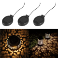 NAMUNY 4PCS Solar Lantern Top LED Panel Lantern Lid Lights Replacement for Outdoor Flower DIY Solar Flower Lights Garden Patio. 