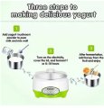 Stainless Steel 1L Electric Yogurt Maker | Automatic Curd Maker | Dahi Maker. 