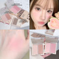 MYHO two-color comprehensive palette contouring natural and versatile three-dimensional matte blush, body color, girly young girl makeup blush. 